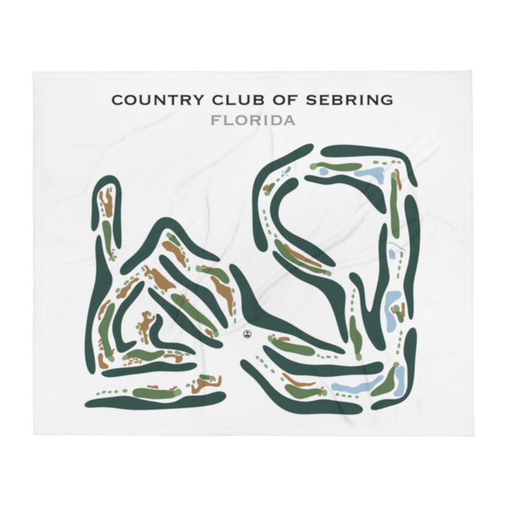 Country Club of Sebring, Florida - Printed Golf Course