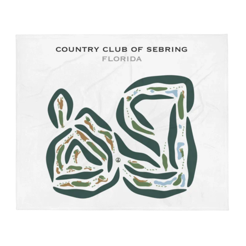 Country Club of Sebring, Florida - Printed Golf Courses