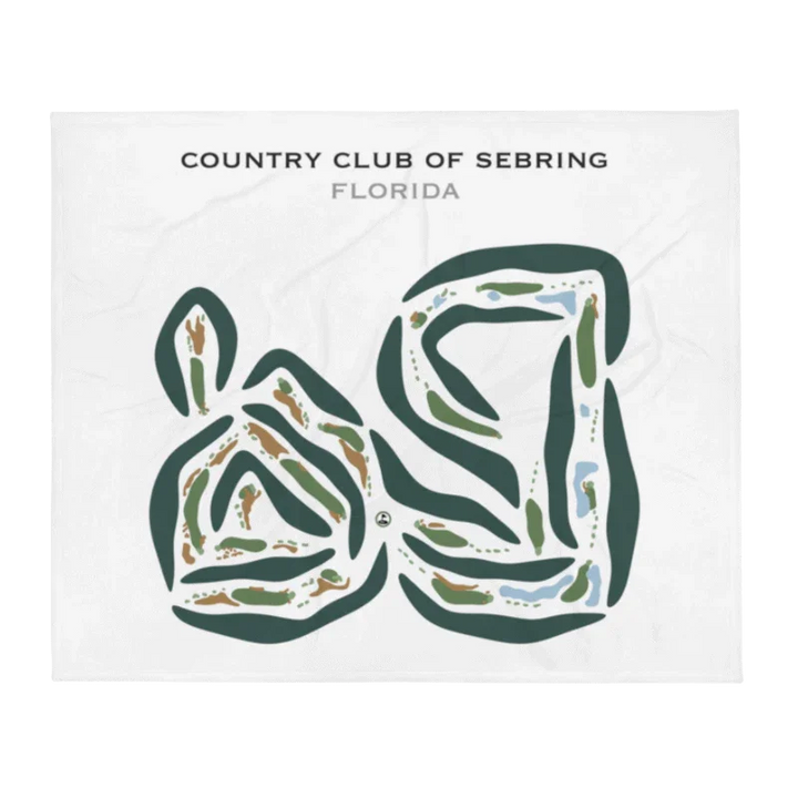 Country Club of Sebring, Florida - Printed Golf Courses