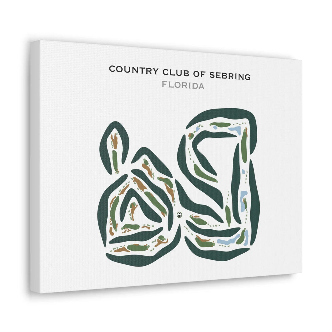 Country Club of Sebring, Florida - Printed Golf Courses