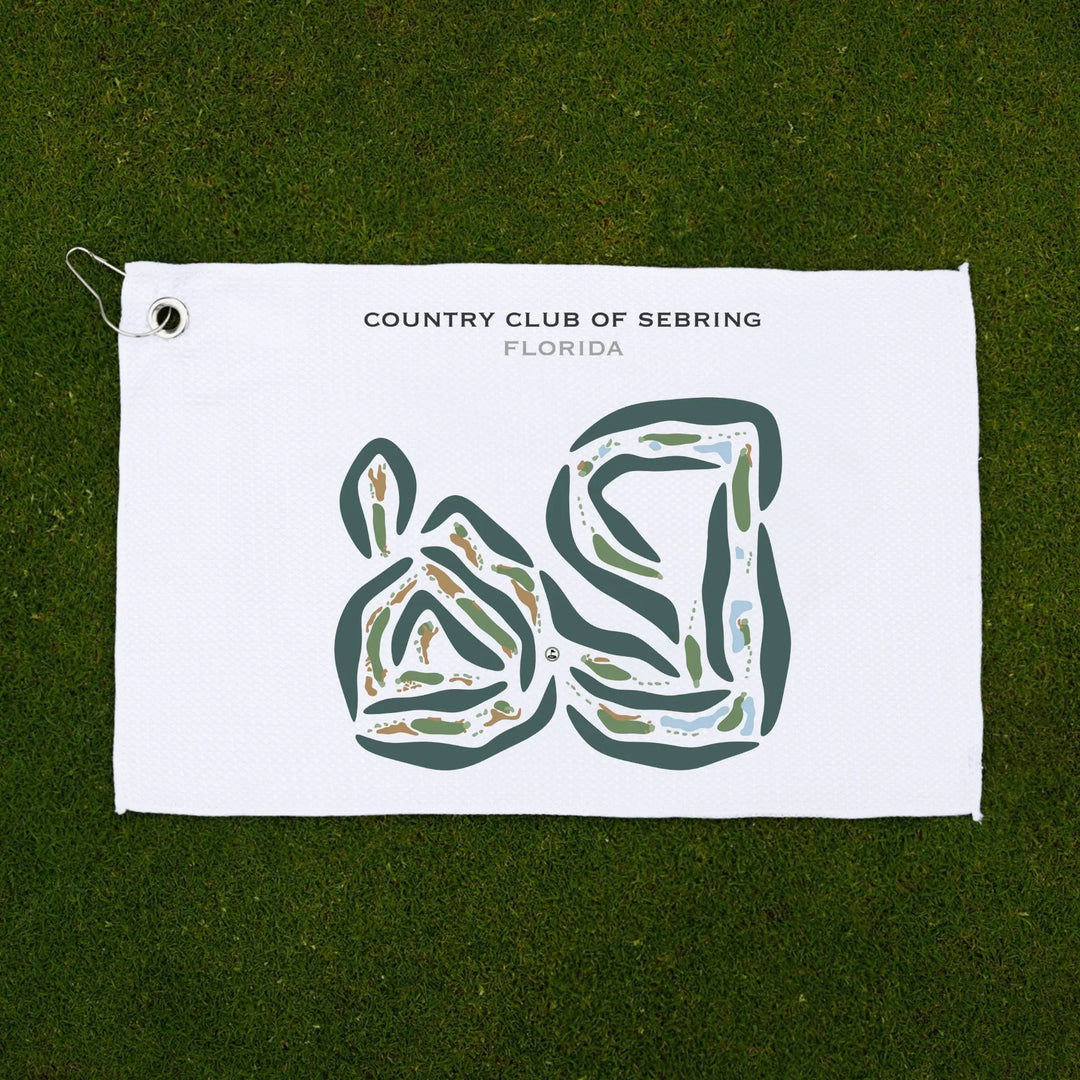 Country Club of Sebring, Florida - Printed Golf Courses