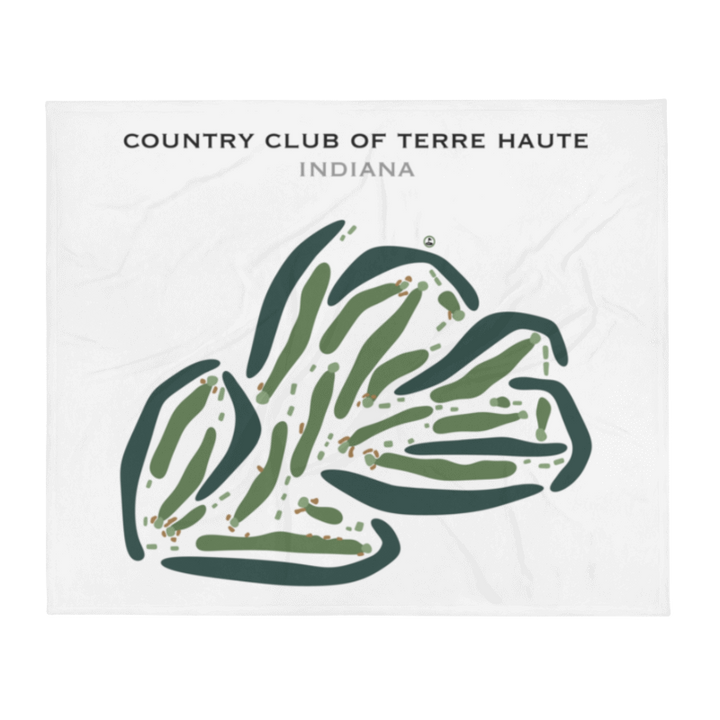 Country Club of Terre Haute, Indiana - Printed Golf Courses