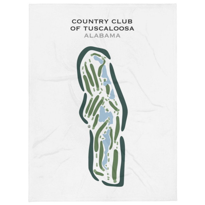 Country Club of Tuscaloosa, Alabama - Printed Golf Course