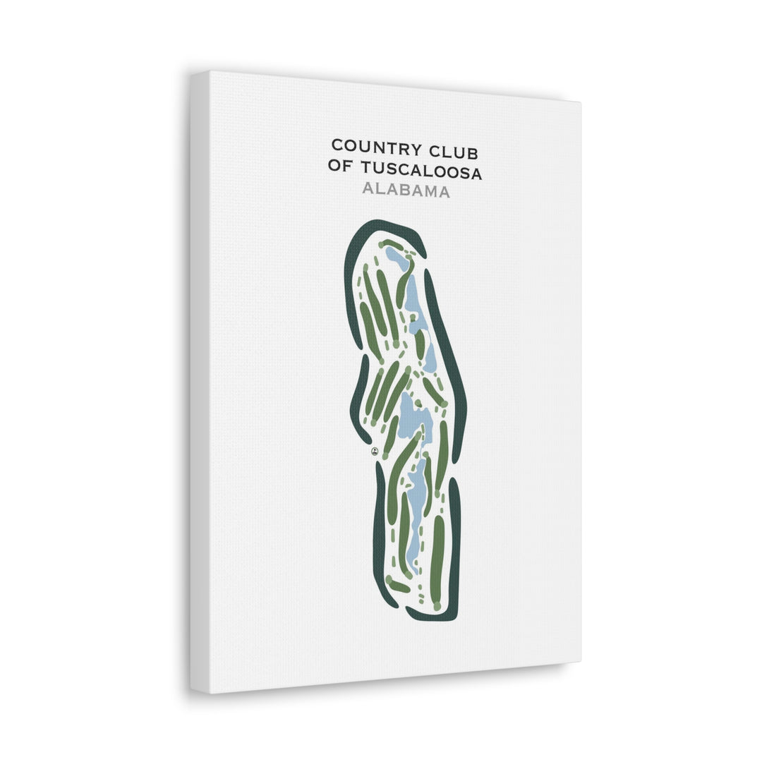 Country Club of Tuscaloosa, Alabama - Printed Golf Course