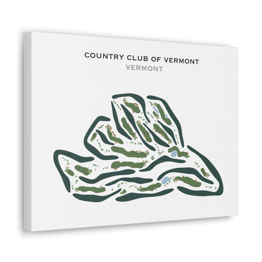 Country Club of Vermont, Vermont - Printed Golf Courses