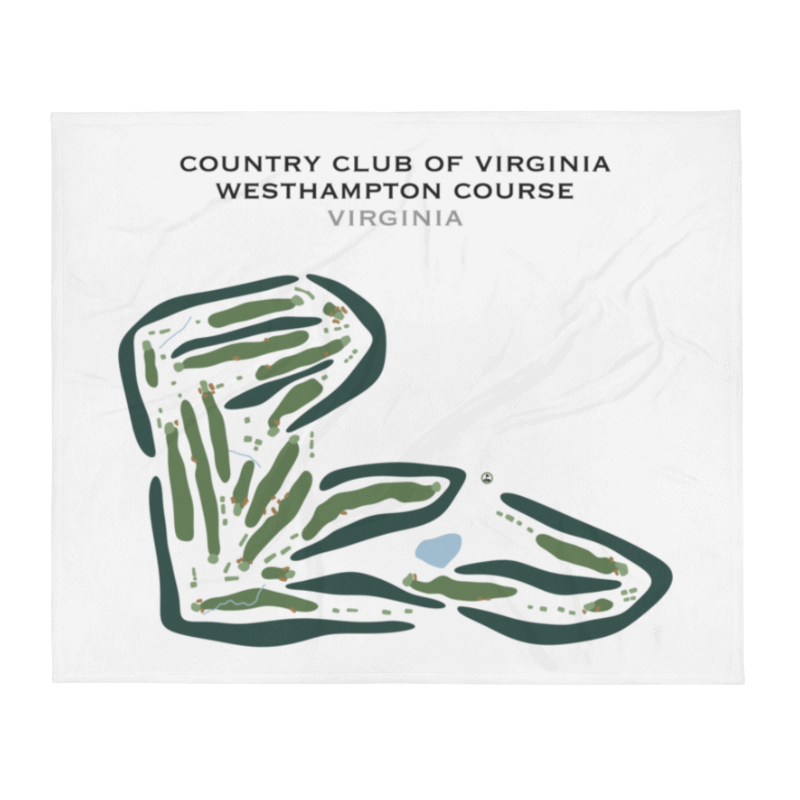 Country Club of Virginia - Westhampton Course, Virginia - Printed Golf Courses