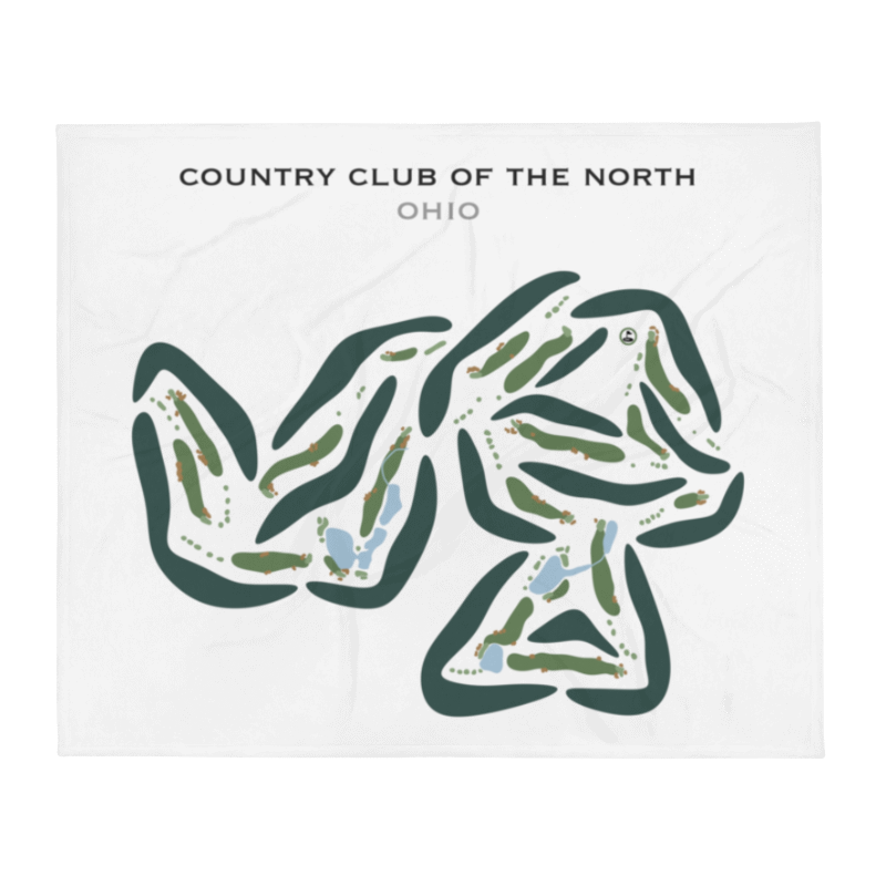 Country Club of the North, Ohio - Printed Golf Courses