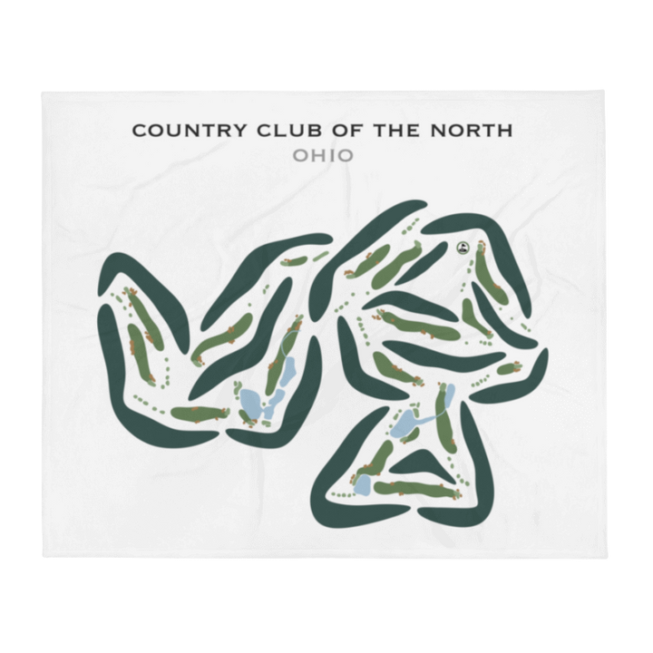 Country Club of the North, Ohio - Printed Golf Courses