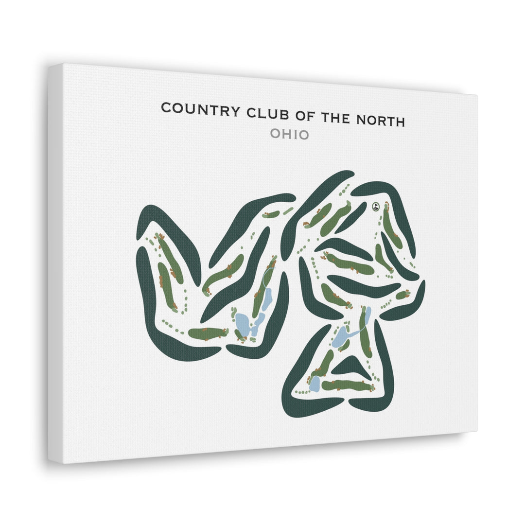 Country Club of the North, Ohio - Printed Golf Courses
