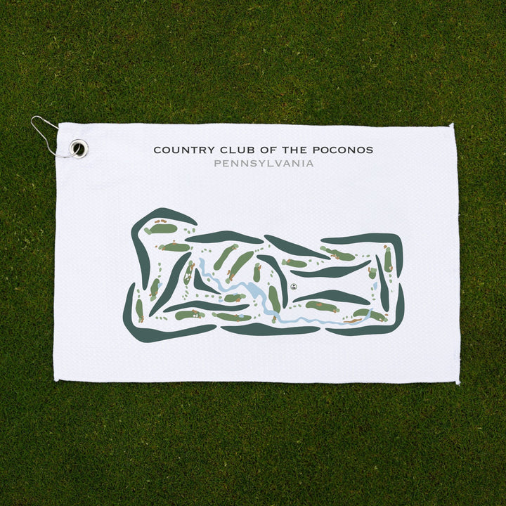 Country Club of the Poconos, Pennsylvania - Printed Golf Courses