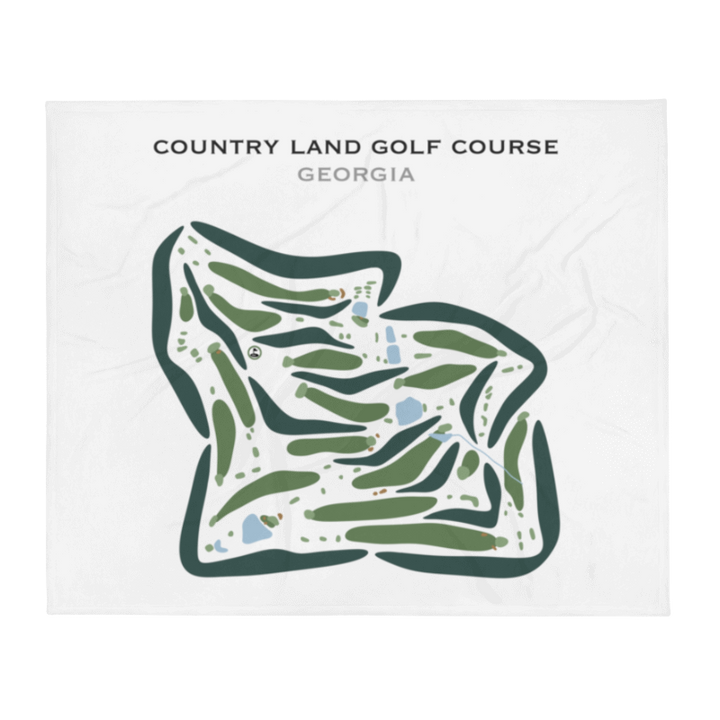 Country Land Golf Course, Georgia - Printed Golf Courses