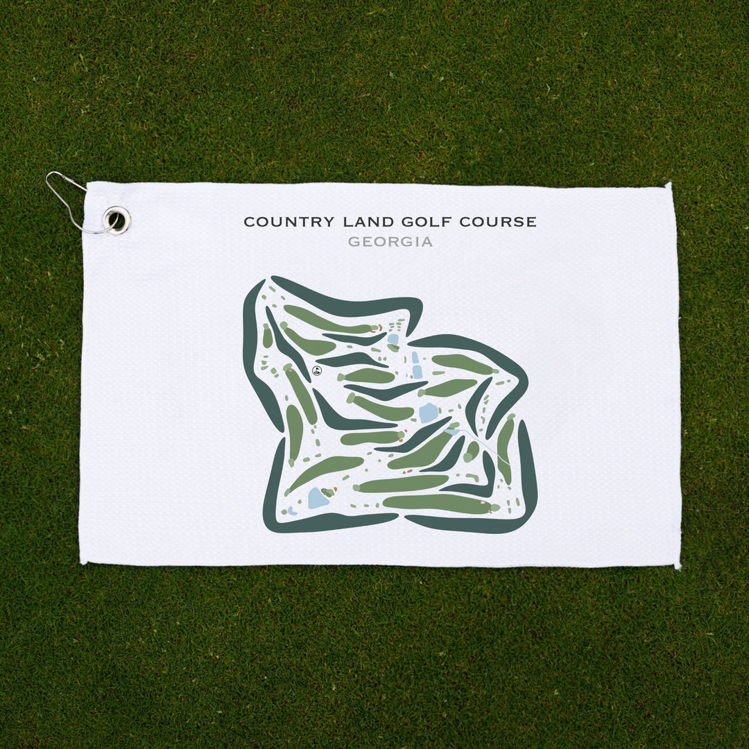 Country Land Golf Course, Georgia - Printed Golf Courses