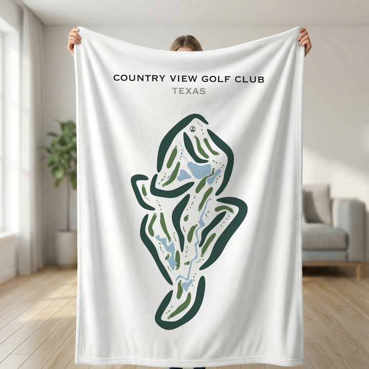 Country View Golf Club, Texas - Printed Golf Courses