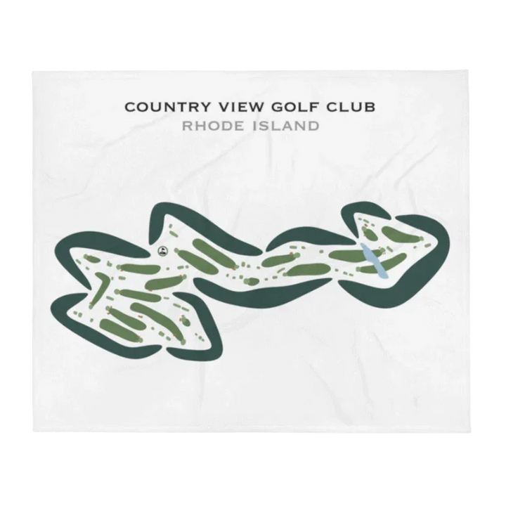 Country View Golf Club, Rhode Island - Printed Golf Courses