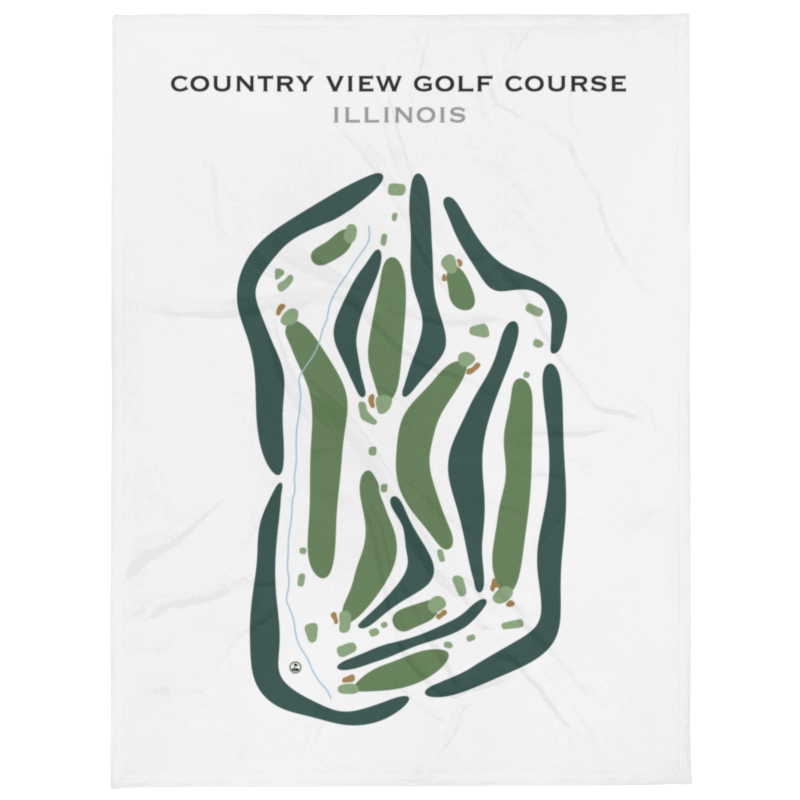 Country View Golf Course, Illinois - Printed Golf Courses