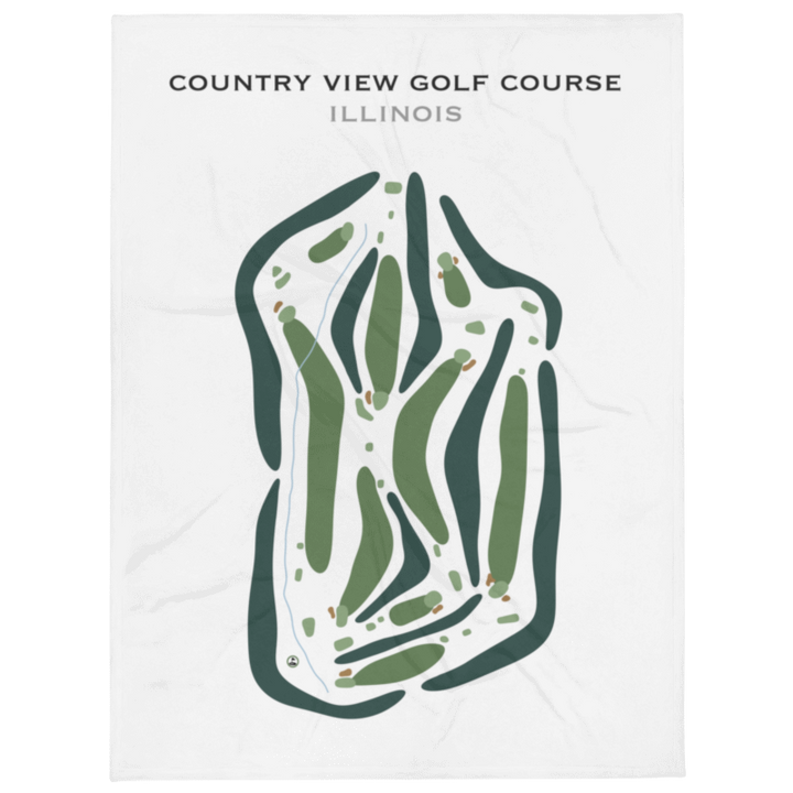 Country View Golf Course, Illinois - Printed Golf Courses