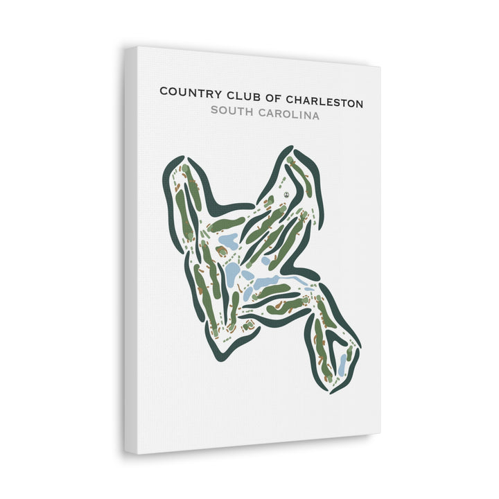 Country Club of Charleston, South Carolina - Printed Golf Courses