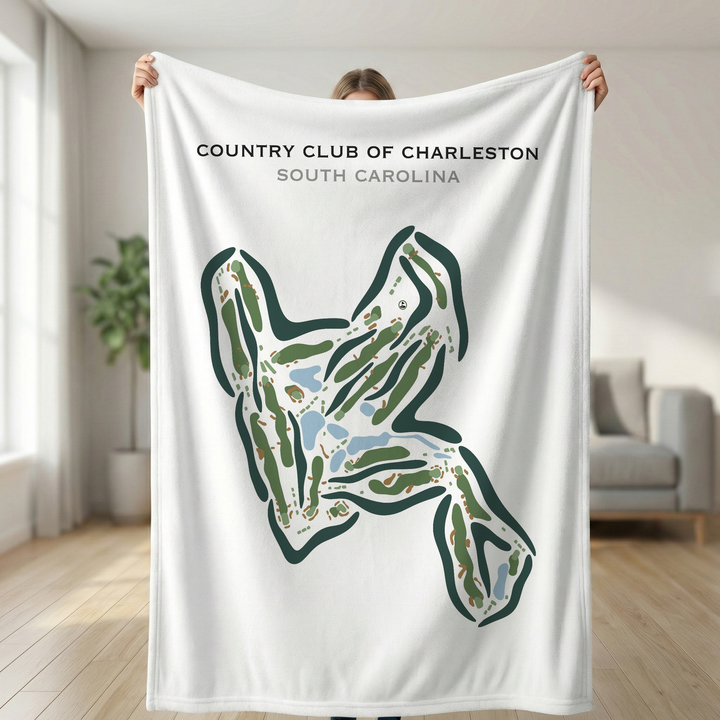 Country Club of Charleston, South Carolina - Printed Golf Courses
