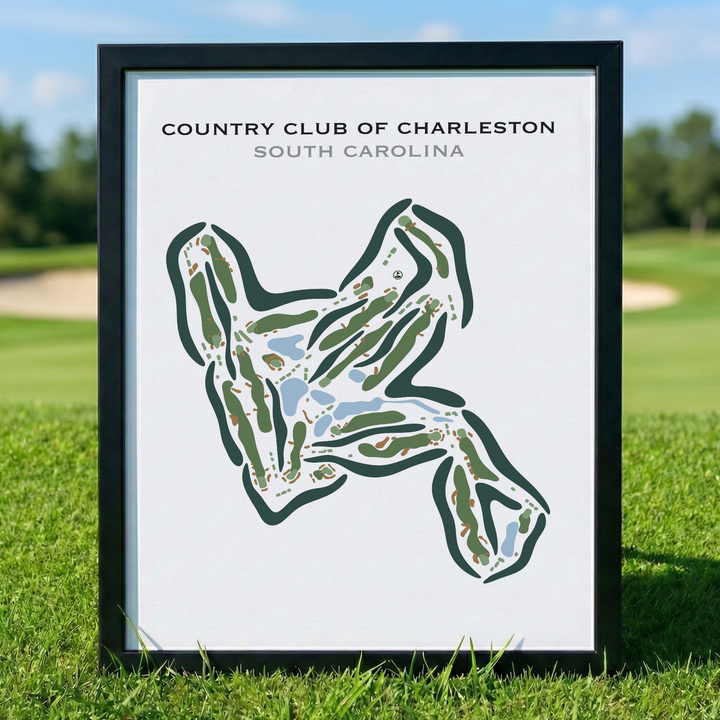 Country Club of Charleston, South Carolina - Printed Golf Courses