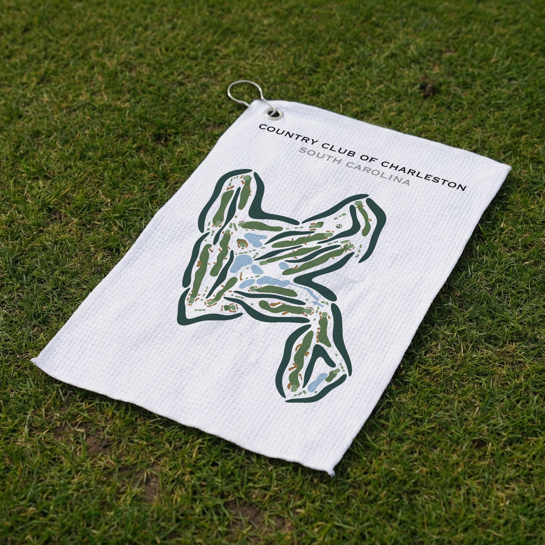 Country Club of Charleston, South Carolina - Printed Golf Courses