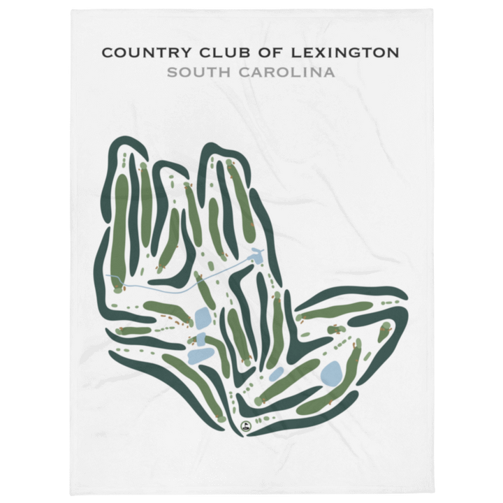 Country Club of Lexington, South Carolina - Printed Golf Courses