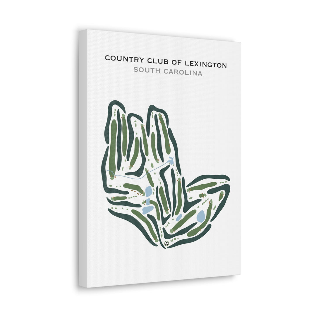 Country Club of Lexington, South Carolina - Printed Golf Courses