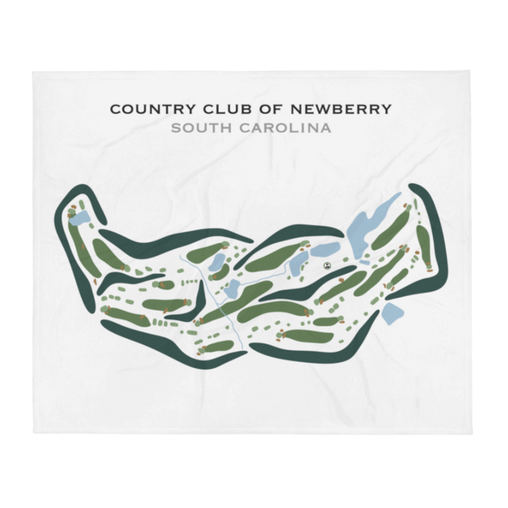 Country Club of Newberry, South Carolina - Printed Golf Courses