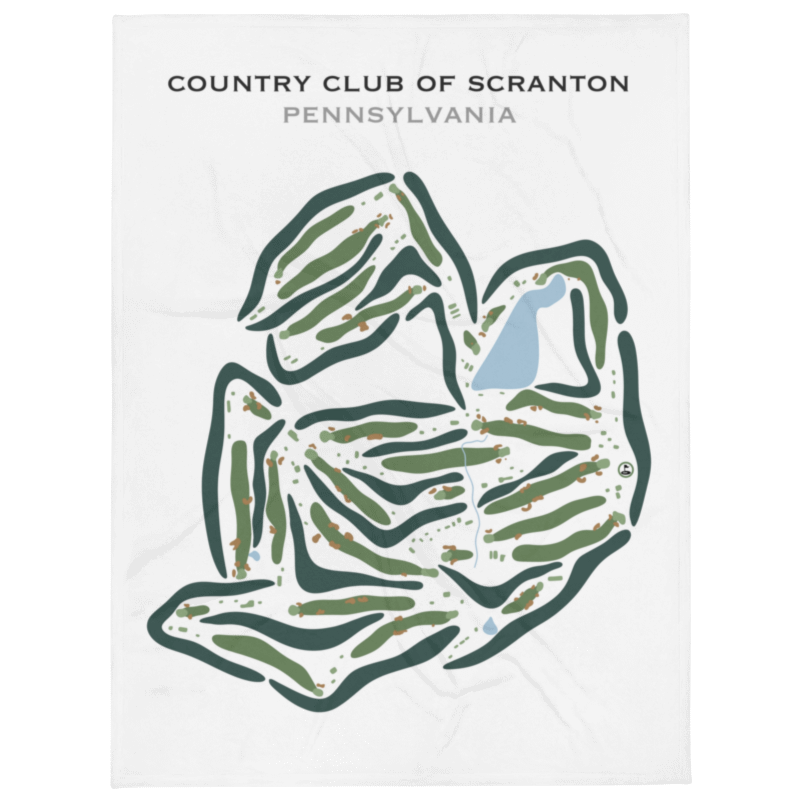 Country Club of Scranton, Pennsylvania - Printed Golf Courses