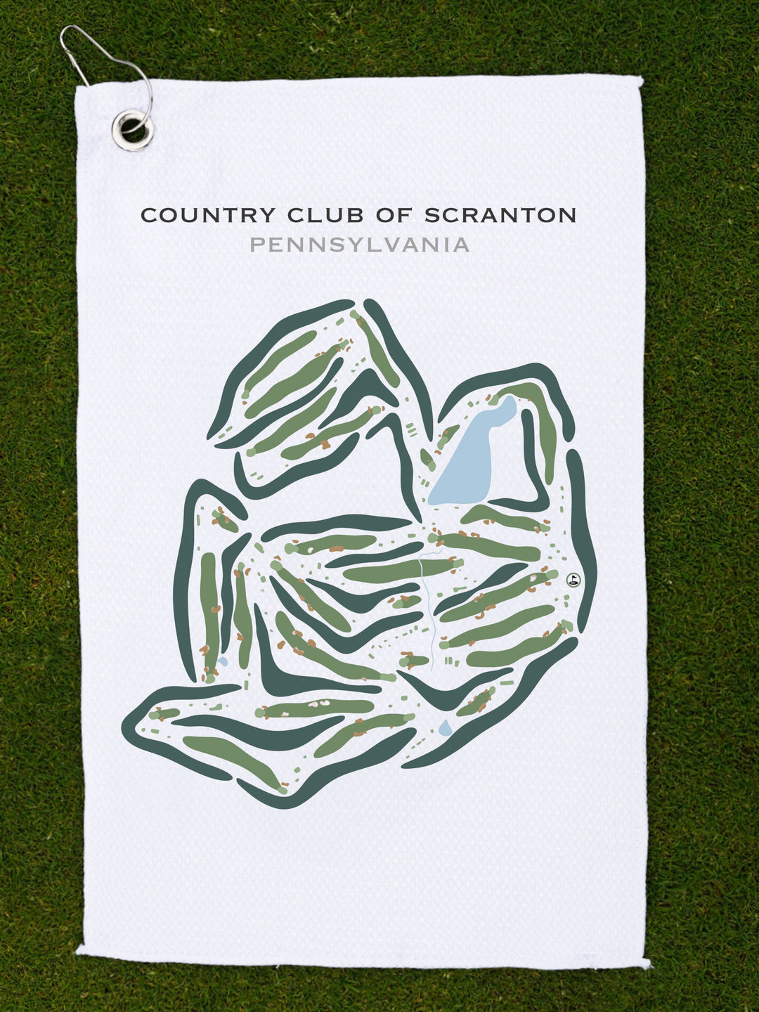 Country Club of Scranton, Pennsylvania - Printed Golf Courses