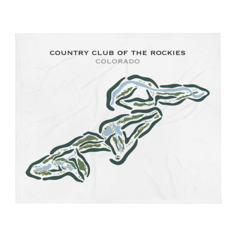 Country Club of the Rockies, Colorado - Printed Golf Courses