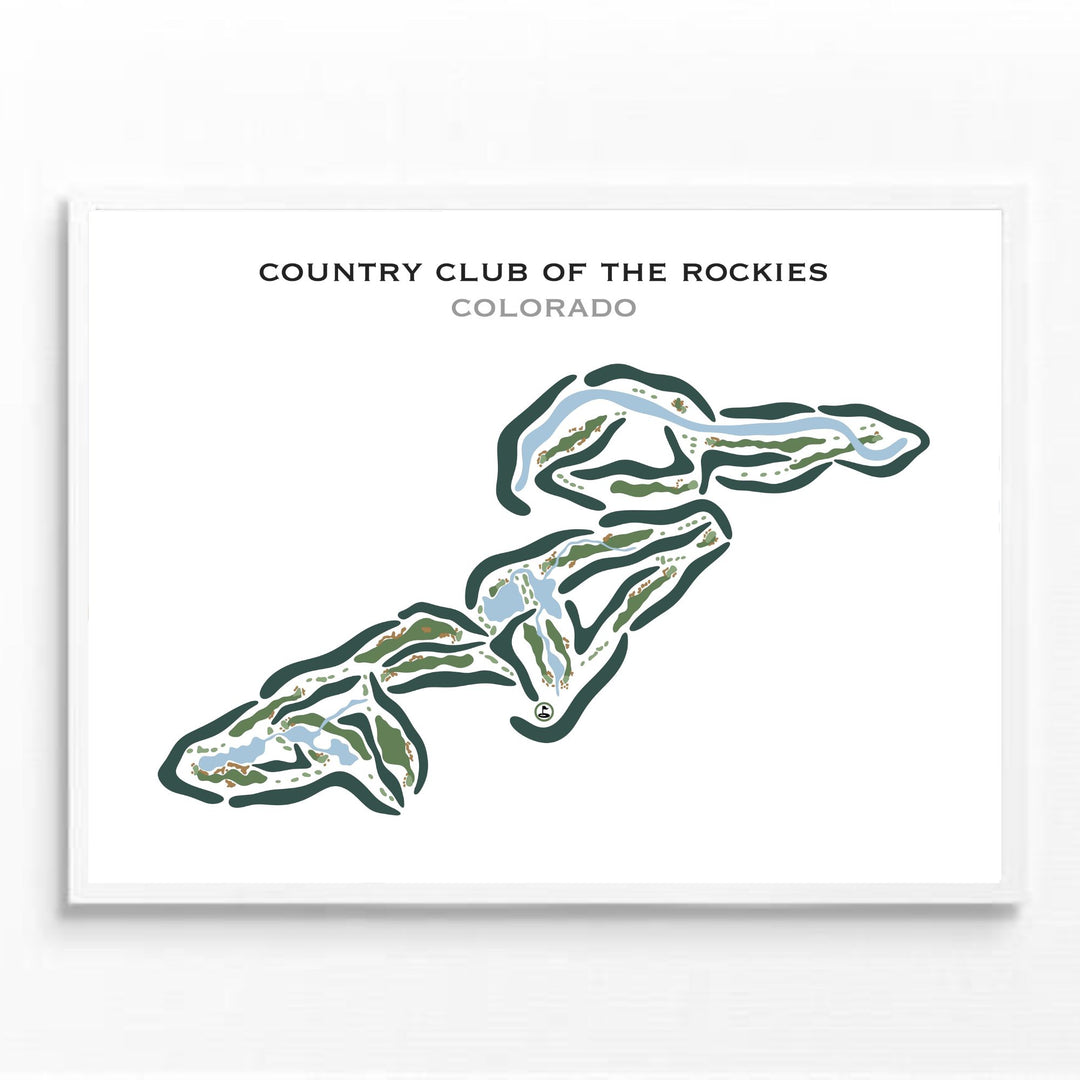 Country Club of the Rockies, Colorado - Printed Golf Courses