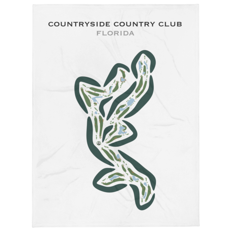 Countryside Country Club, Florida - Printed Golf Courses