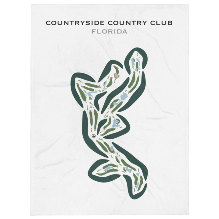 Countryside Country Club, Florida - Printed Golf Courses