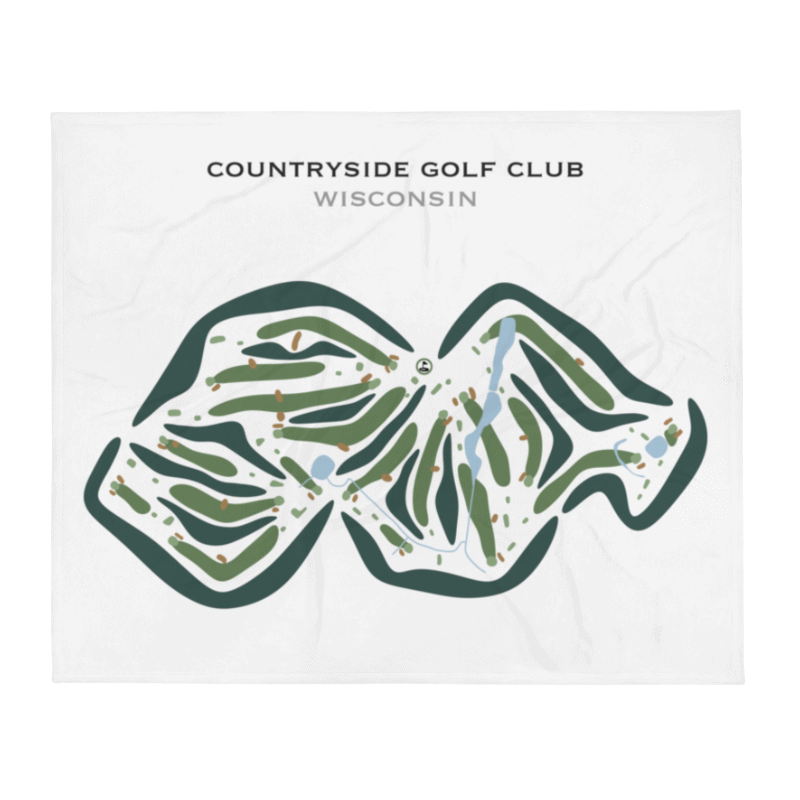 Countryside Golf Club, Wisconsin - Printed Golf Courses