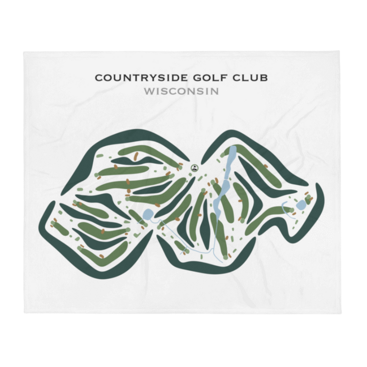 Countryside Golf Club, Wisconsin - Printed Golf Courses