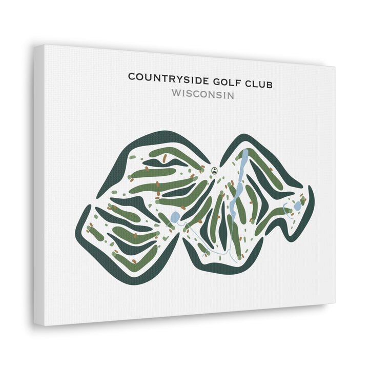 Countryside Golf Club, Wisconsin - Printed Golf Courses