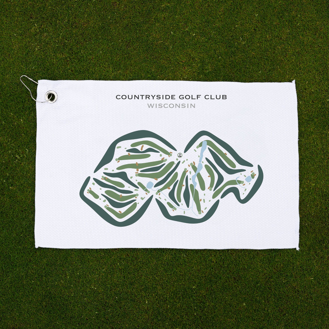 Countryside Golf Club, Wisconsin - Printed Golf Courses