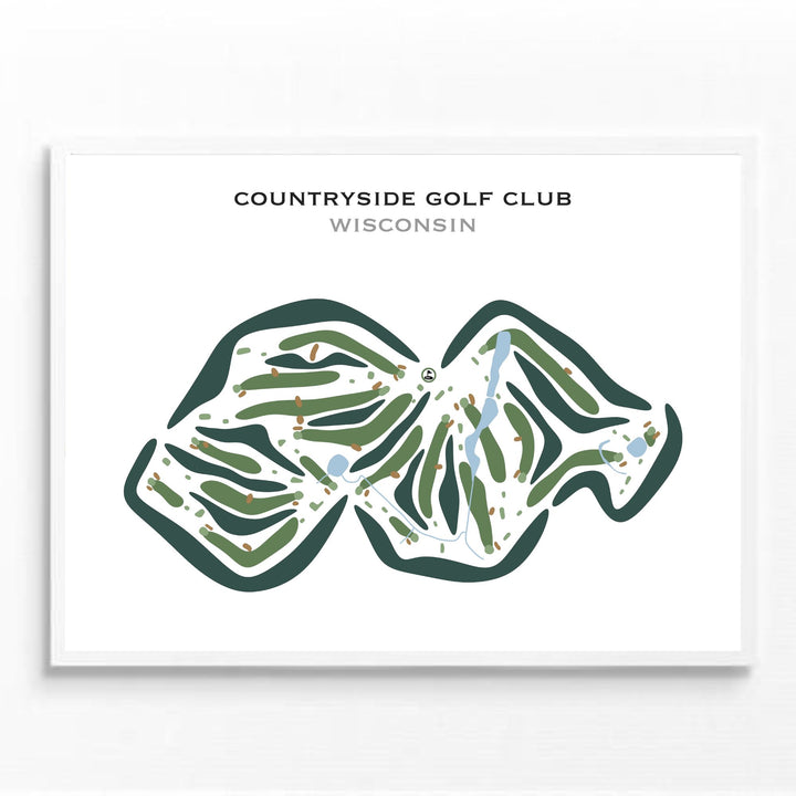 Countryside Golf Club, Wisconsin - Printed Golf Courses