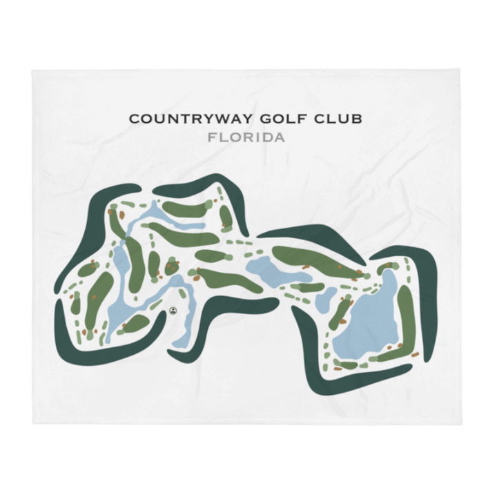 Countryway Golf Club, Florida - Printed Golf Courses