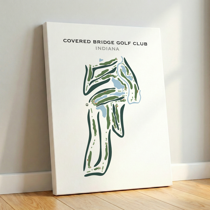 Covered Bridge Golf Club, Indiana - Printed Golf Courses