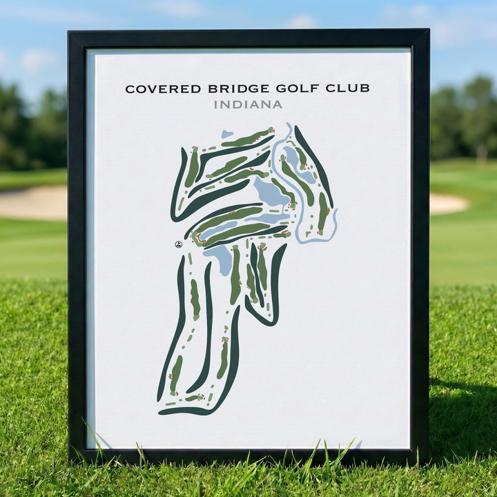Covered Bridge Golf Club, Indiana - Printed Golf Courses