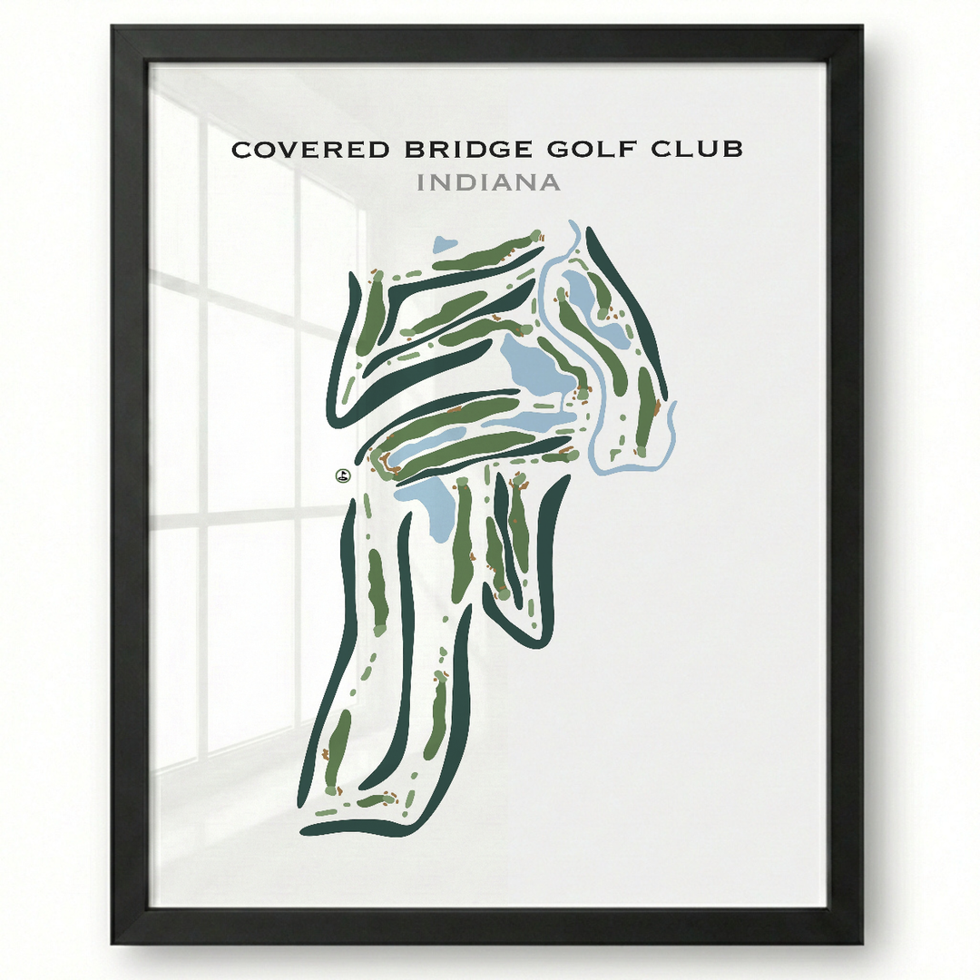Covered Bridge Golf Club, Indiana - Printed Golf Courses