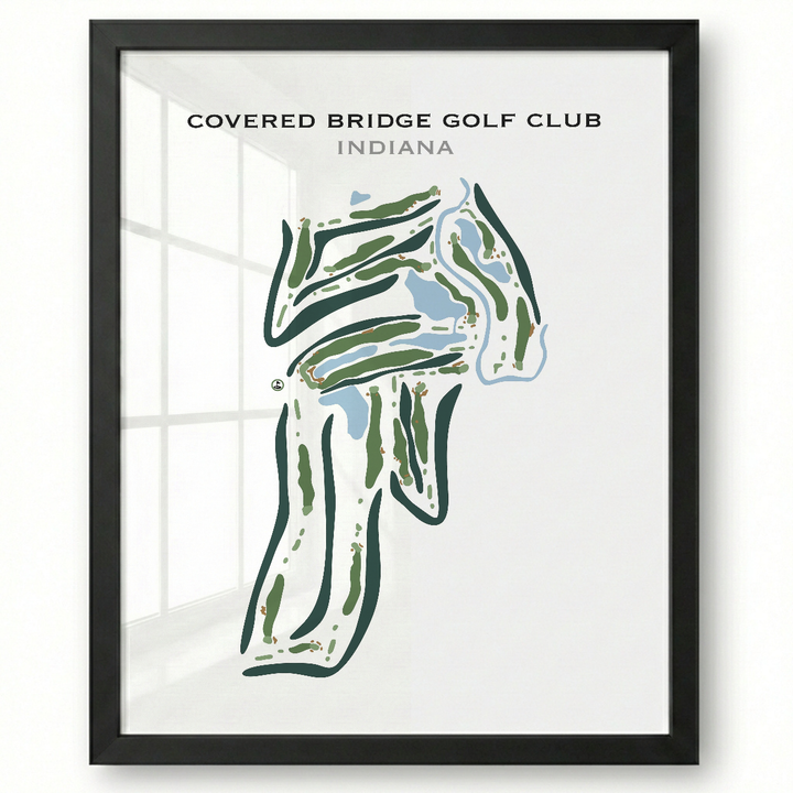 Covered Bridge Golf Club, Indiana - Printed Golf Courses