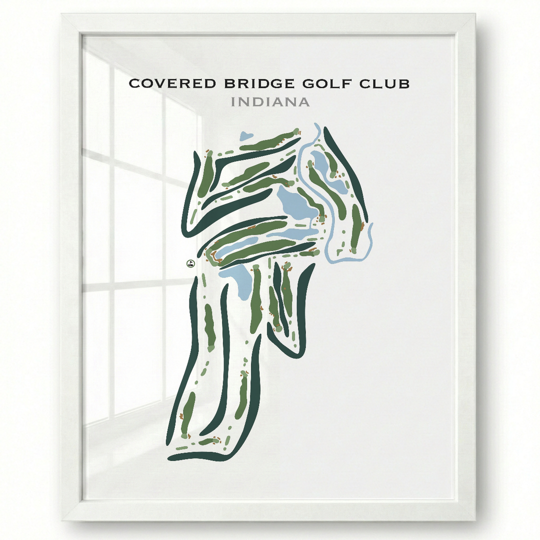 Covered Bridge Golf Club, Indiana - Printed Golf Courses