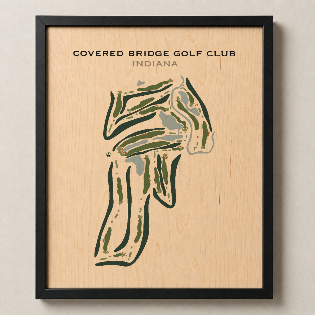 Covered Bridge Golf Club, Indiana - Printed Golf Courses