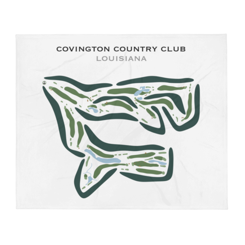 Covington Country Club, Louisiana - Printed Golf Courses