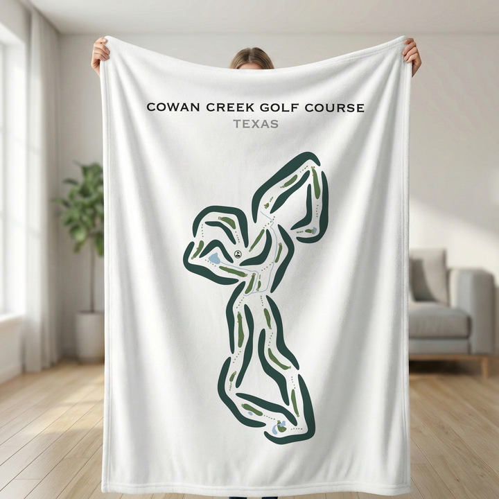 Cowan Creek Golf Course, Texas - Printed Golf Courses