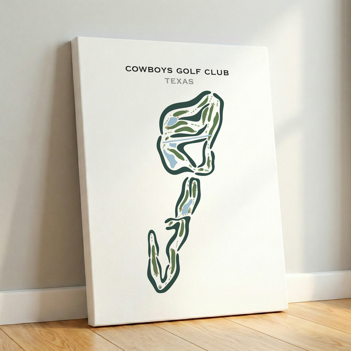 Cowboys Golf Club, Texas - Printed Golf Courses
