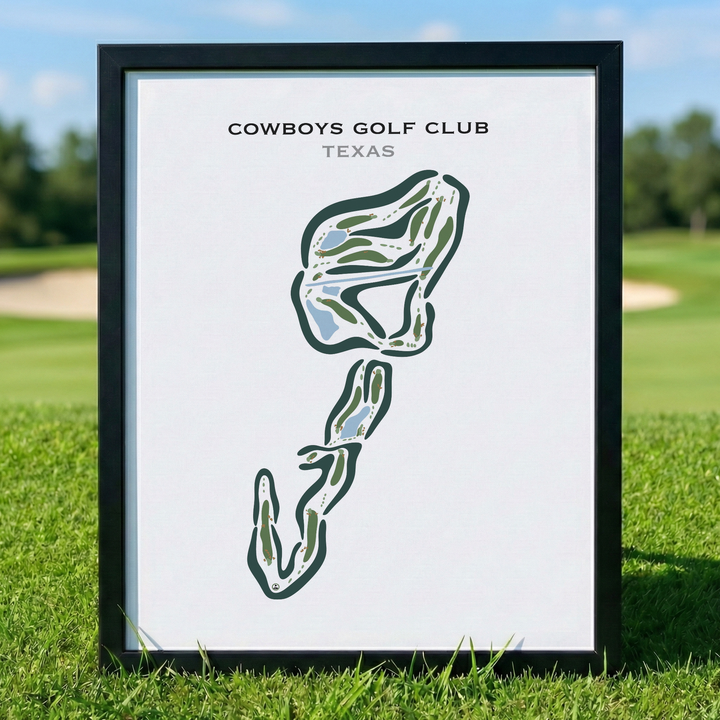 Cowboys Golf Club, Texas - Printed Golf Courses
