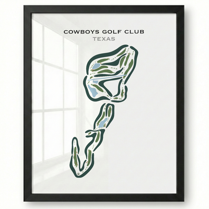 Cowboys Golf Club, Texas - Printed Golf Courses